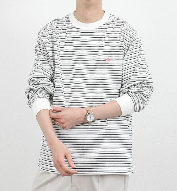 NOLLEY'S goodman「【DANTON/ダントン】DT-C0200TCB STRIPE LONG SLEEVE T-SHIRT 26SS」|Tシャツ・カットソー|