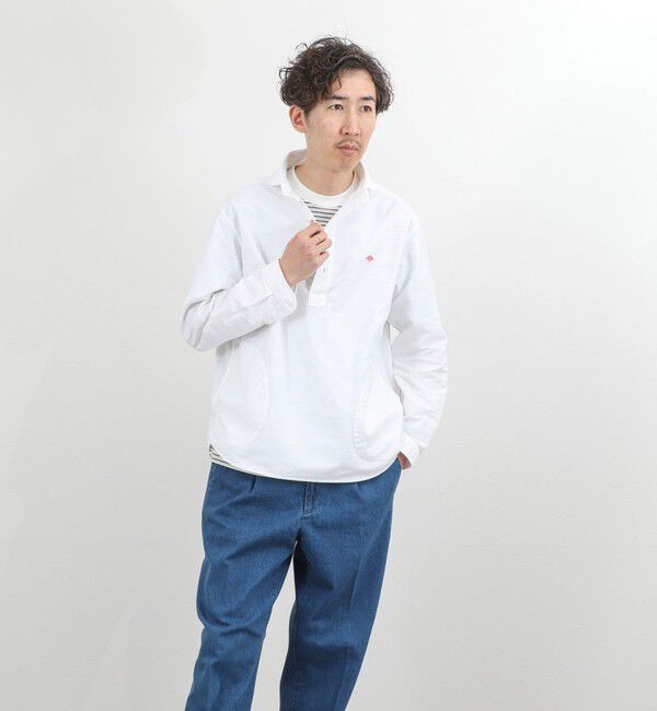 NOLLEY'S goodman「【DANTON/ダントン】DT-B0282SOX ROUND COLLAR P.O SHIRT LS 26SS」|シャツ・ブラウス|