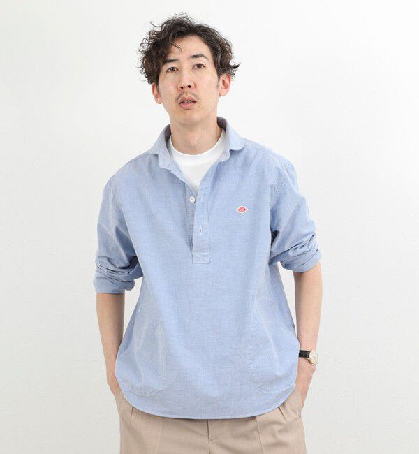 NOLLEY'S goodman「【DANTON/ダントン】DT-B0282SOX ROUND COLLAR P.O SHIRT LS 26SS」|シャツ・ブラウス|