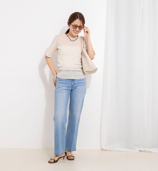 NOLLEY'S「ウォッシャブルコットンチュールバックヘンリー2WAYプルオーバー」|Tシャツ・カットソー|