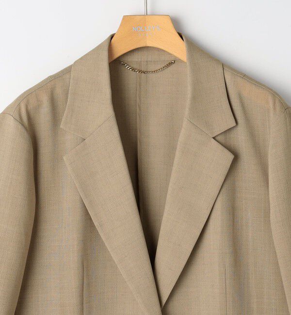 NOLLEY'S sophi「《セットアップ対応》ウォッシャブルリネンライクシアーボイルジャケット」|テーラードジャケット|