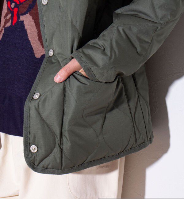 GLOSTER「【TAION/タイオン】GLOSTER別注 ミリタリーライナージャケット ノーカラーMA-1 M65」|ダウン|