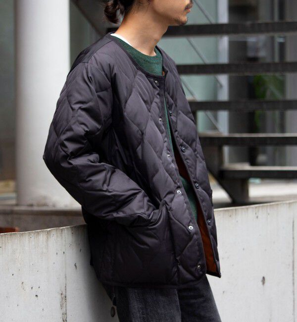 GLOSTER「【TAION/タイオン】GLOSTER別注 ミリタリーライナージャケット ノーカラーMA-1 M65」|ダウン|