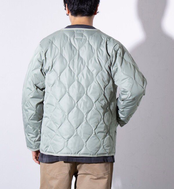 GLOSTER「【TAION/タイオン】GLOSTER別注 ミリタリーライナージャケット ノーカラーMA-1 M65」|ダウン|