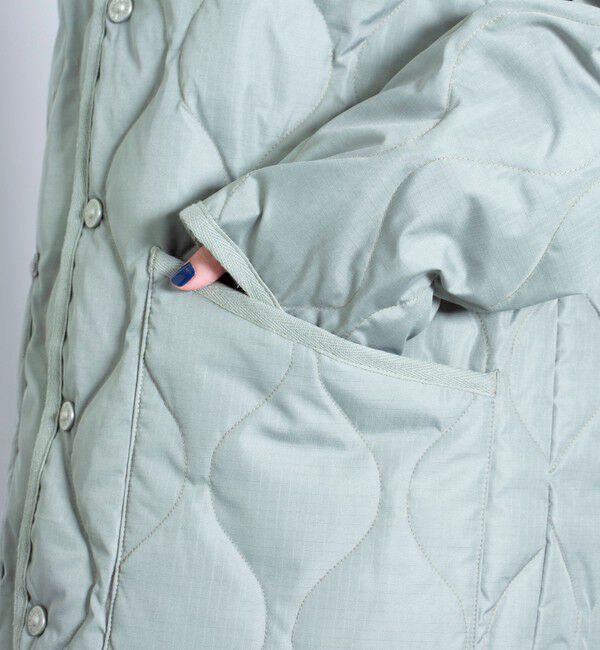 GLOSTER「【TAION/タイオン】GLOSTER別注 ミリタリーライナージャケット ノーカラーMA-1 M65」|ダウン|