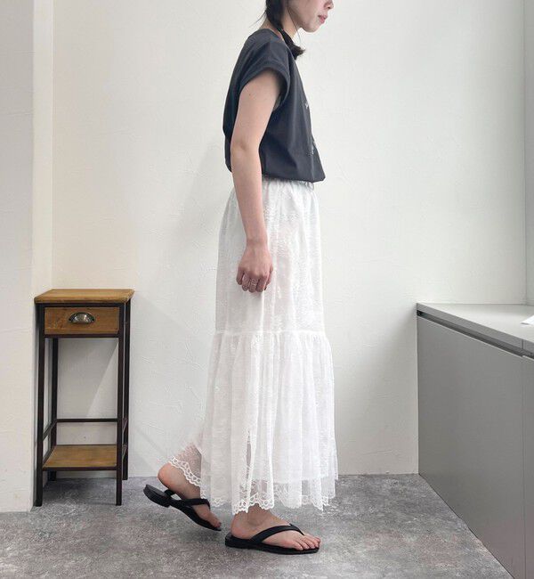 fredy emue「2WAYスカラレースギャザースカート」|スカート|