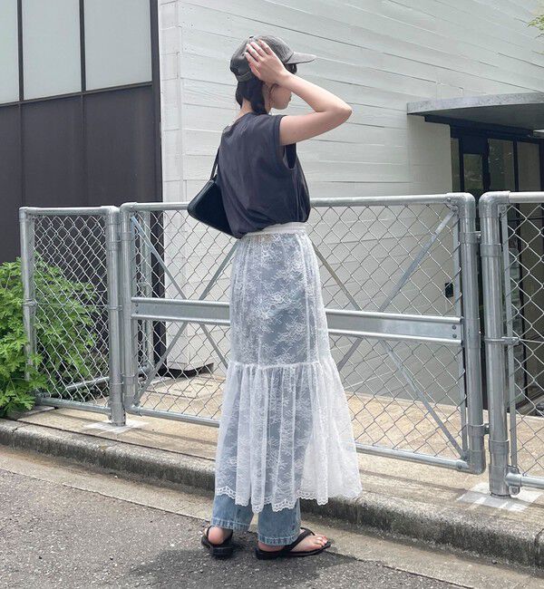 fredy emue「2WAYスカラレースギャザースカート」|スカート|