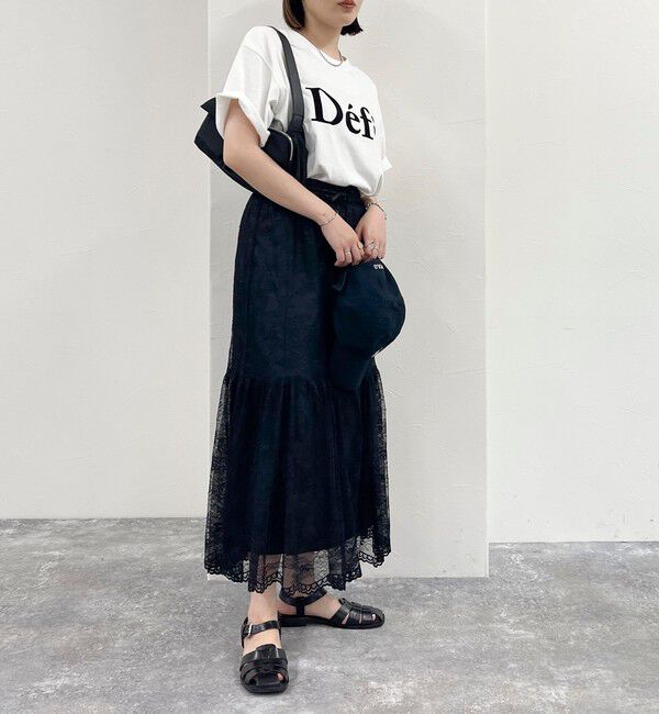 fredy emue「2WAYスカラレースギャザースカート」|スカート|