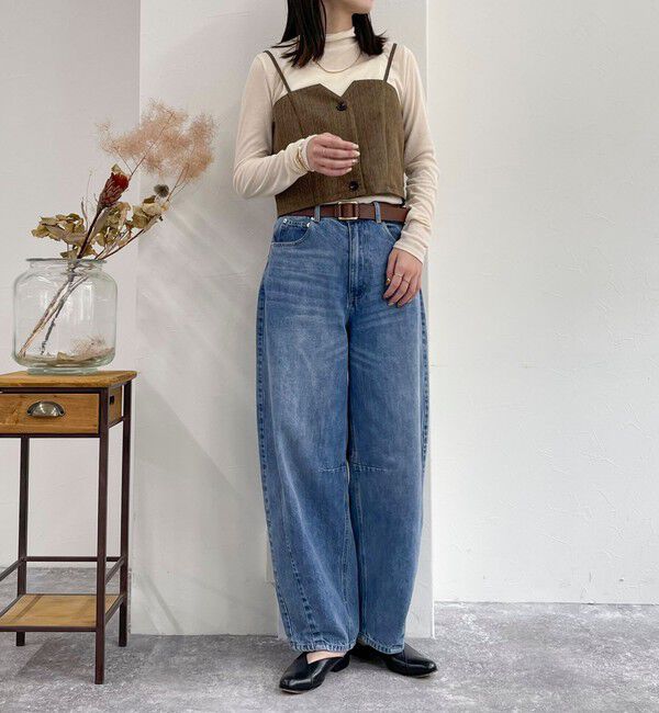 fredy emue「ヘリンボーンキャミビスチェ」|キャミソール|