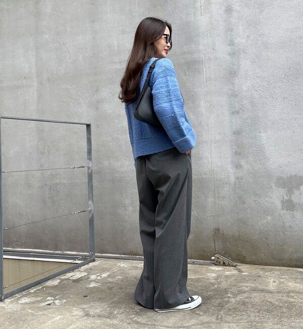 fredy emue「ブークレニットVネックプルオーバー」|ニット・セーター|