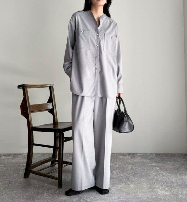 fredy emue「《セットアップ対応》TRイージーストレートパンツ」|チノ|