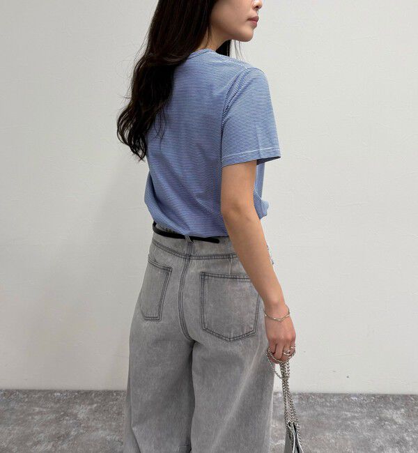 fredy emue「ハートFR刺繍ヘンリーTシャツ」|Tシャツ・カットソー|