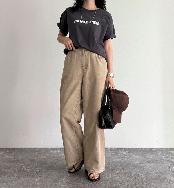 fredy emue「シルケットサマーロゴ半袖Tシャツ」|Tシャツ・カットソー|