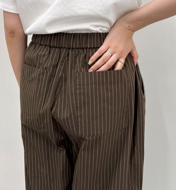 fredy emue「ストライプパジャマパンツ」|チノ|