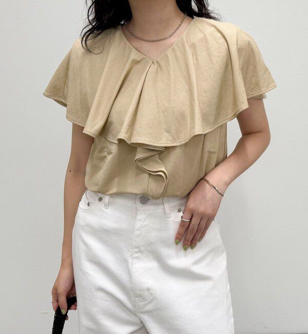 fredy emue「ラッフルカットソーブラウス」|Tシャツ・カットソー|