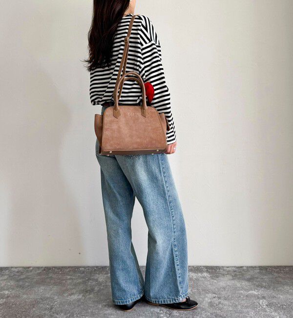 fredy emue「FR台形スエードバッグ」|ショルダー・メッセンジャー|