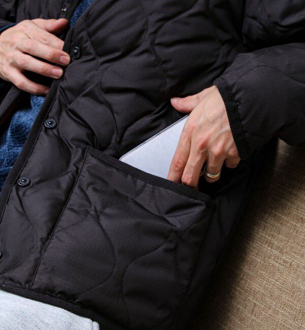 GLOSTER「【GLOSTER別注】TAION ミリタリー クルーネック ライナージャケット」|ダウン|