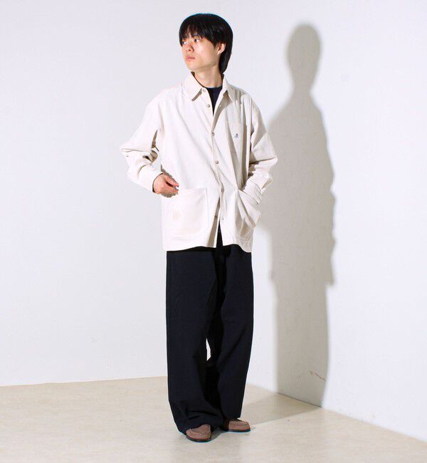 GLOSTER「【ワイド好き必見】ダック地 ワイドシルエットパンツ」|チノ|