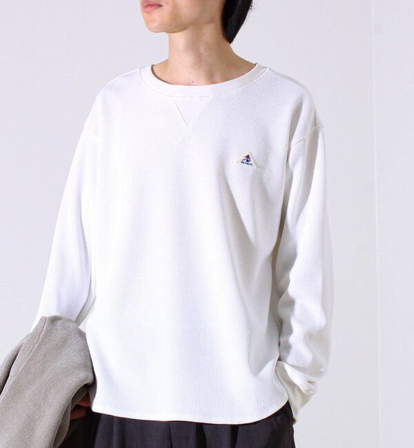 GLOSTER「【レイヤードに最適】【GEVACO】ワッフル素材ロングスリーブTシャツ」|Tシャツ・カットソー|