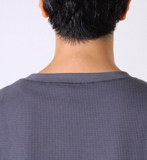 GLOSTER「【レイヤードに最適】【GEVACO】ワッフル素材ロングスリーブTシャツ」|Tシャツ・カットソー|