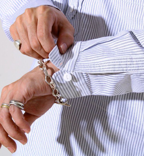 GLOSTER「【シーズンレス】【GEVACO】オックスバンドカラーシャツ」|シャツ・ブラウス|