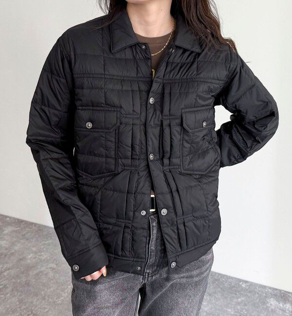 fredy emue「《別注》【TAION/タイオン】DOWN WORK JK ダウンジャケット」|ダウン|ブラック