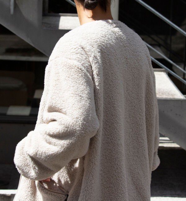 GLOSTER「【Franklin Climbing】カスケード シェルパフリースカーディガン」|カーディガン|