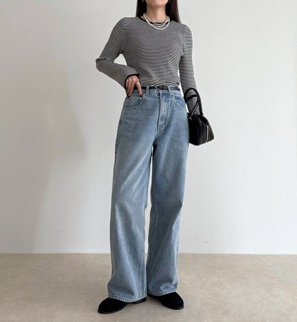 fredy emue「袖スリットリブニットプルオーバー」|ニット・セーター|