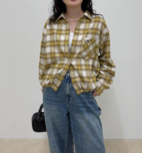 fredy emue「オンブレーチェックシャツブルゾン」|シャツ・ブラウス|