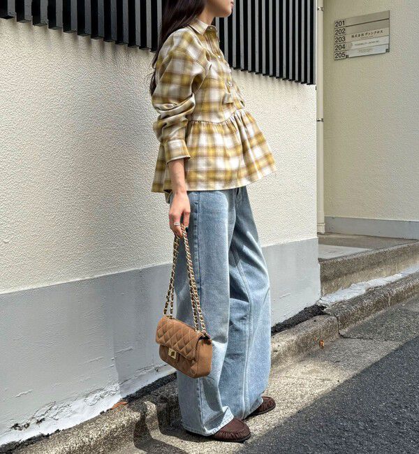 fredy emue「オンブレーチェックシャツブルゾン」|シャツ・ブラウス|