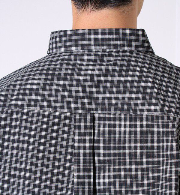 GLOSTER「【シャツ＋Tシャツの2点セット】TC平織 小柄チェックアンサンブル」|シャツ・ブラウス|