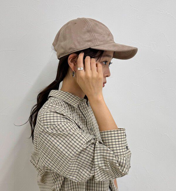fredy emue「フェイクスエードキャップ」|キャップ・キャスケット|ベージュ