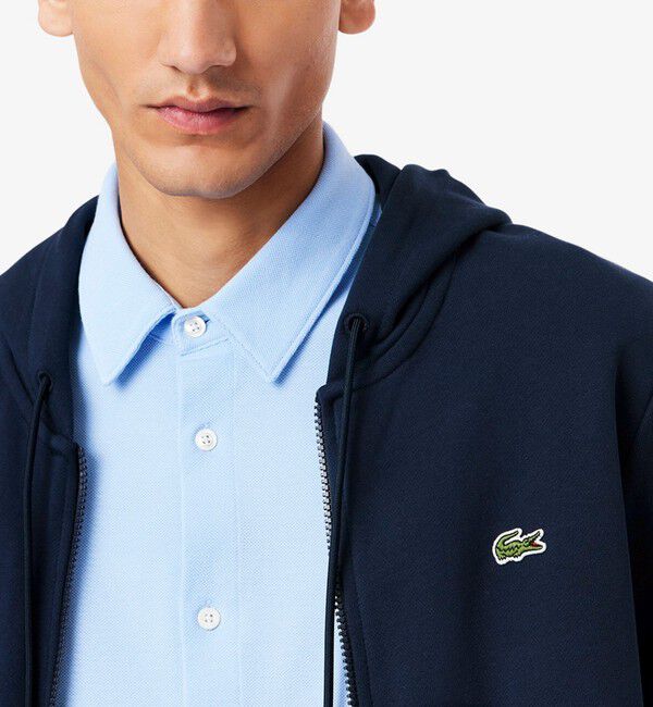 GLOSTER「【LACOSTE/ラコステ】エッセンシャルジップスウェットフーディー」|パーカー|