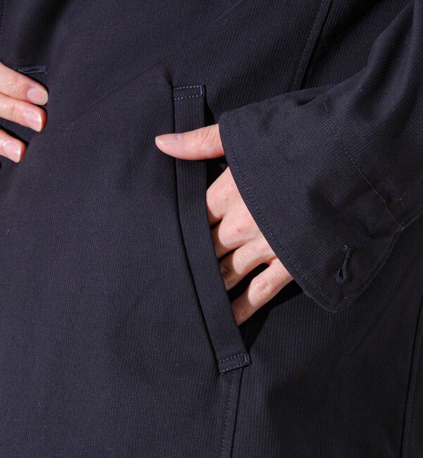 GLOSTER「【GLOSTER定番/ビジカジ対応】コードストライプ スタンドフードブルゾン」|ブルゾン・スタジャン|