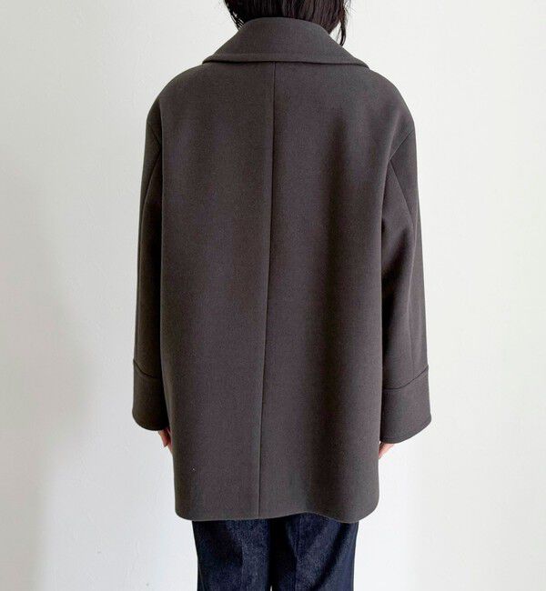 fredy emue「【リバイバル/新色追加】ウール混ミドル丈Pコート」|ピーコート|