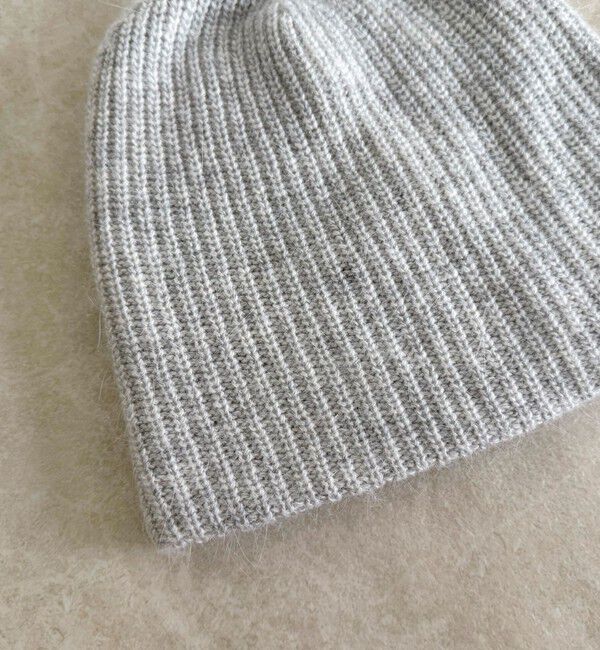 fredy emue「アンゴラ混リブニットキャップ」|ニット帽|