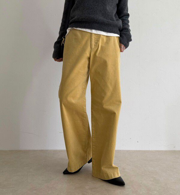fredy emue「コーデュロイストレートパンツ」|チノ|