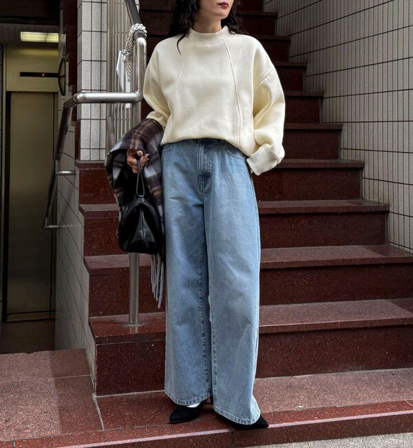 fredy emue「両面起毛モックネックスウェットプルオーバー」|スウェット・ジャージ|