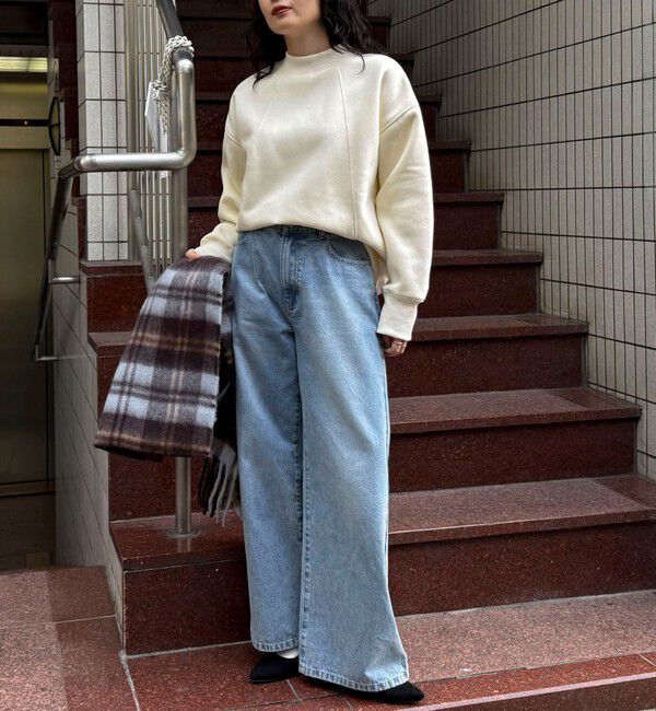 fredy emue「両面起毛モックネックスウェットプルオーバー」|スウェット・ジャージ|