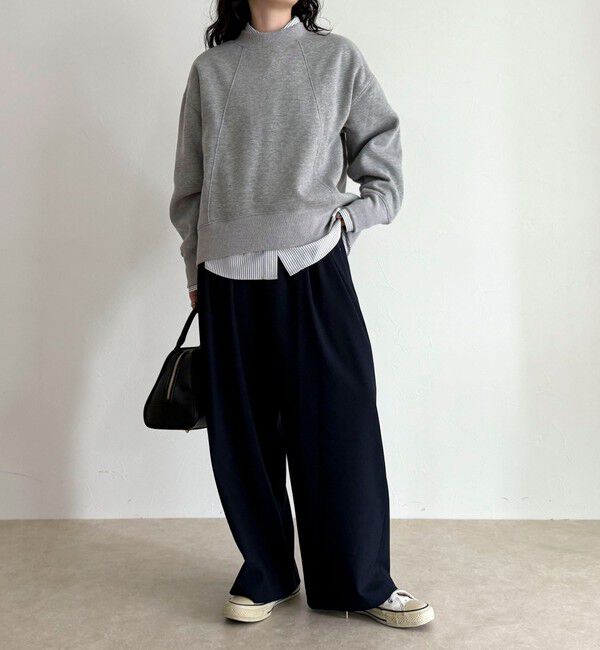 fredy emue「両面起毛モックネックスウェットプルオーバー」|スウェット・ジャージ|