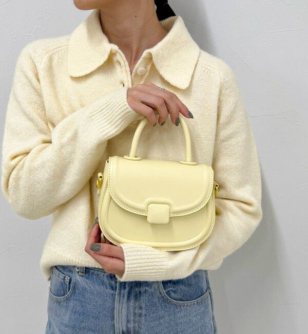 fredy emue「ソリッドカラーポシェット」|ショルダー・メッセンジャー|イエロー