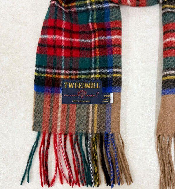 fredy emue「【TWEED MILL/ツイードミル】ウールチェックストール48」|ストール|