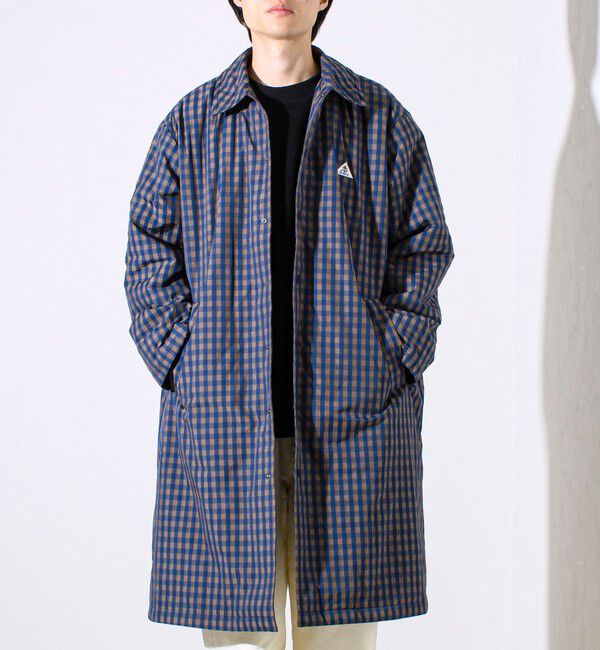 GLOSTER「【GEVACO/ゲバコ】中綿ステンカラーロングコート」|ステンカラーコート|