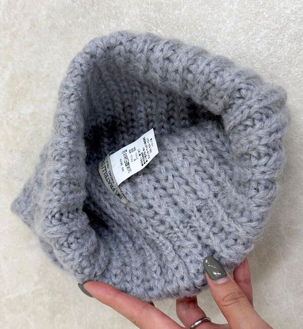 fredy emue「【Fratelli Talli/フラテリータリー】モヘヤ混ローゲージニットキャップ」|ニット帽|