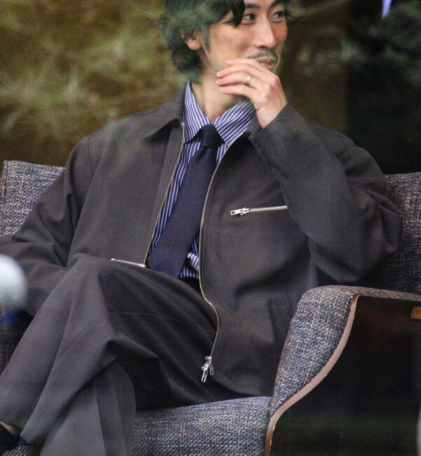 GLOSTER「【セットアップ対応】ウールライクワイドパンツ」|チノ|