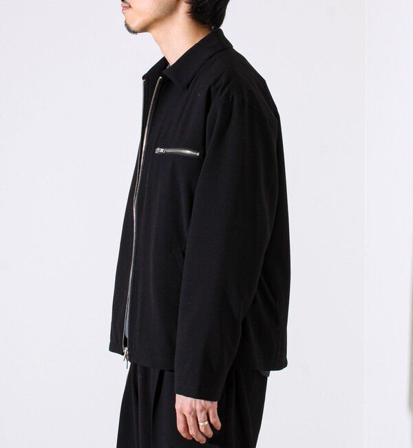 GLOSTER「【セットアップ対応】ウールライクジップジャケット」|ブルゾン・スタジャン|