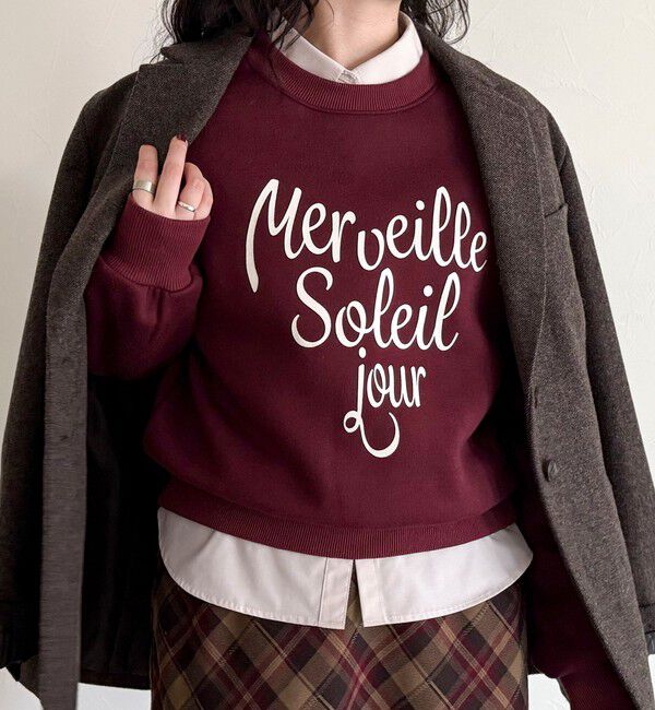 fredy emue「ハートグラフィックロゴスウェットプルオーバー」|スウェット・ジャージ|