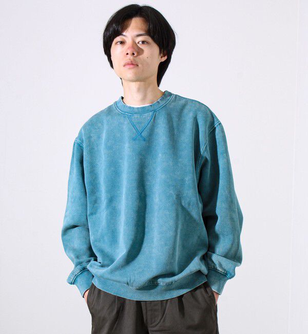 GLOSTER「【雪の色ムラ】カラフルスノーパウダー裏起毛スウェット」|スウェット・ジャージ|