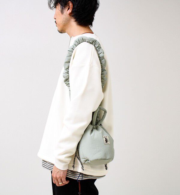 GLOSTER「【COBMASTER】PADDED-MUFFIN DRAWSTRING SHOULDERBAG」|ショルダー・メッセンジャー|