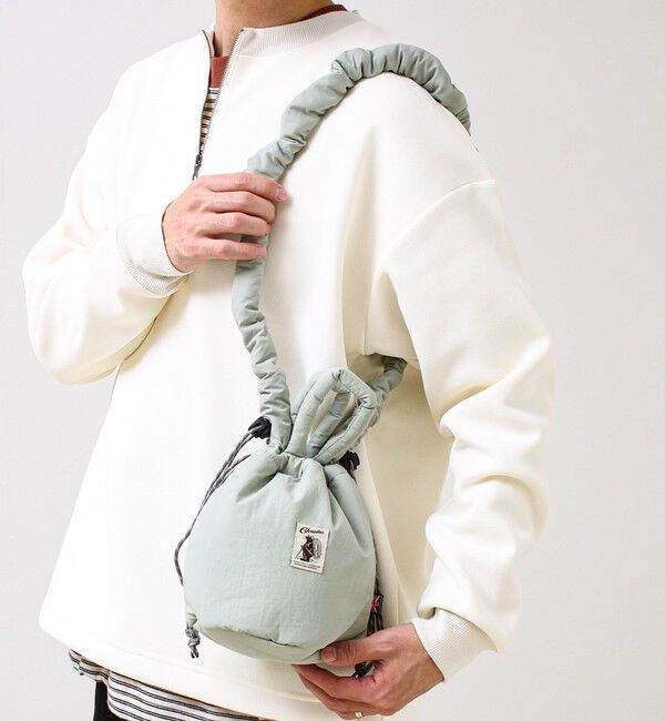 GLOSTER「【COBMASTER】PADDED-MUFFIN DRAWSTRING SHOULDERBAG」|ショルダー・メッセンジャー|